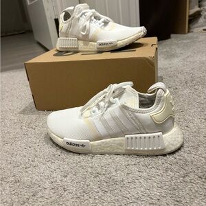 Adidas White Mesh Sneakers